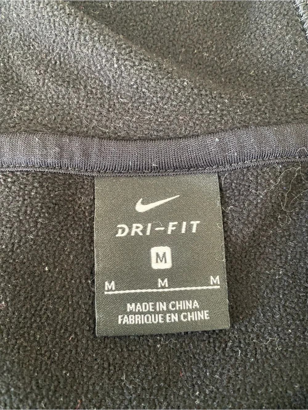 Nike Dri-FIT 1/2 Zip Hoodie butterfly print front pocket girls sz m
